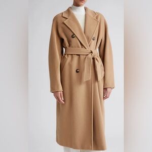 MaxMara Madame 101801 Icon Camel Coat NWOT